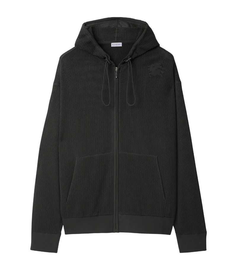 Burberry Burberry Silk-Cotton Mesh Hoodie