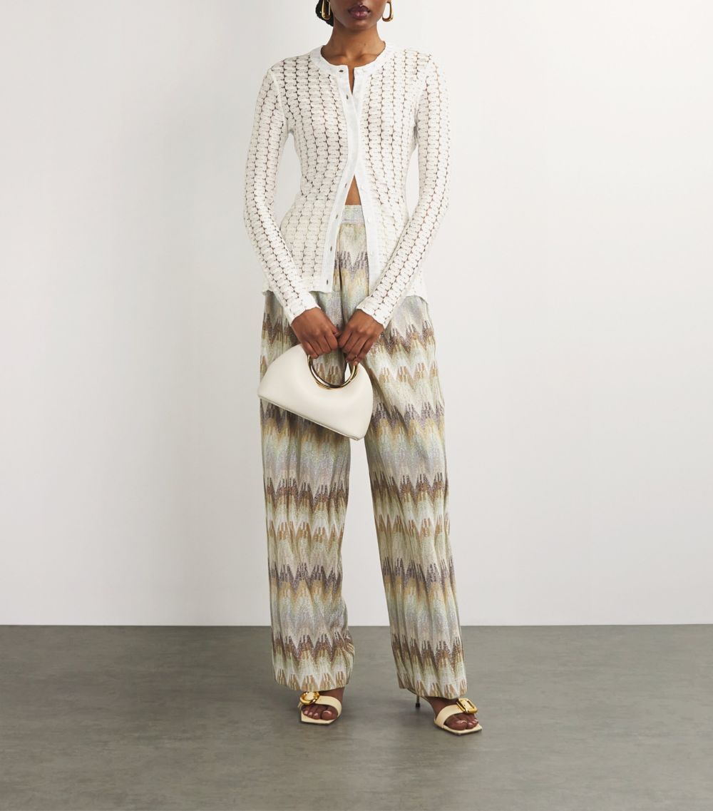 Missoni Missoni Rounded Zig-Zag Patterned Cardigan