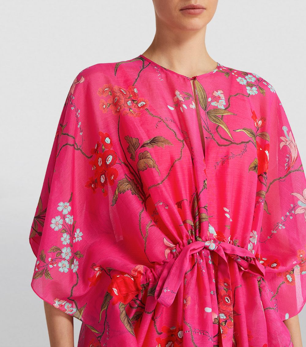 Erdem Erdem Floral Print Kaftan Midi Dress