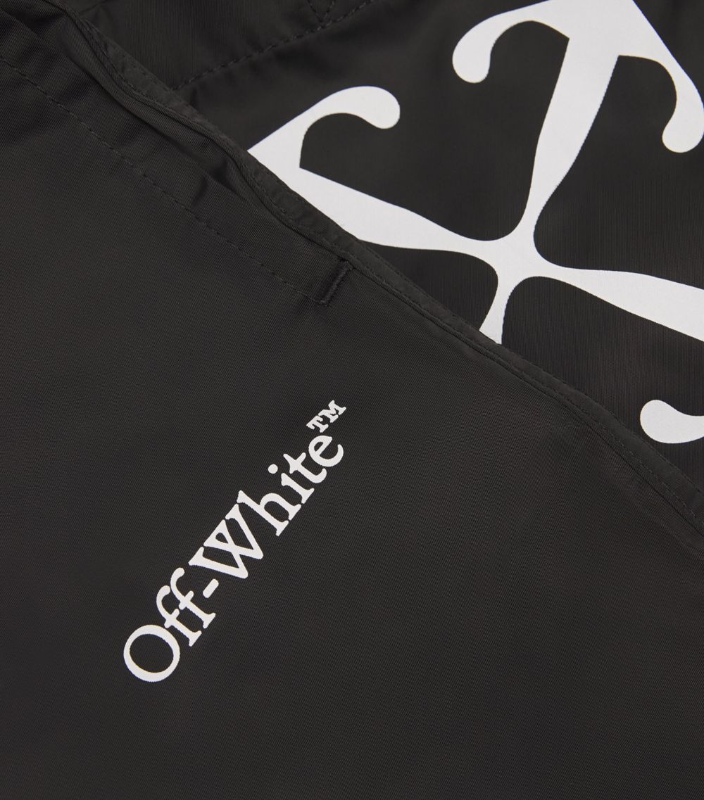 OFF-WHITE Off-White Surfer Logo Swim Shorts