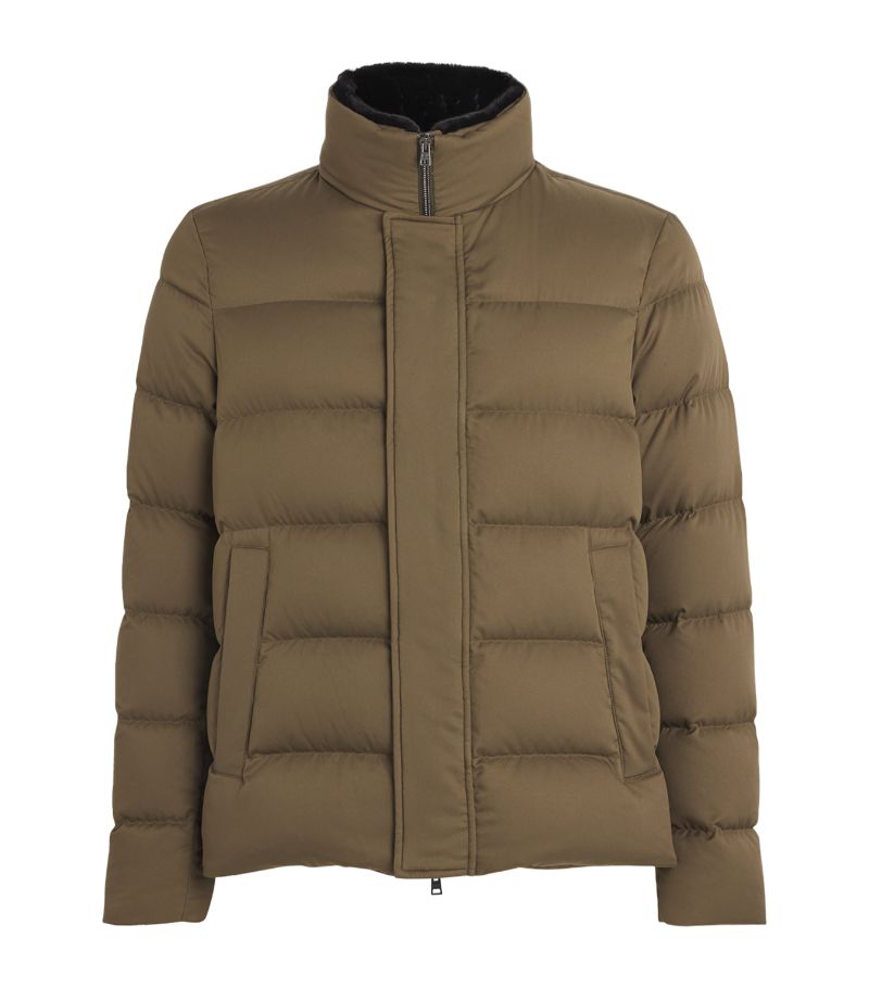 Herno Herno Faux Fur-Collar Down Jacket