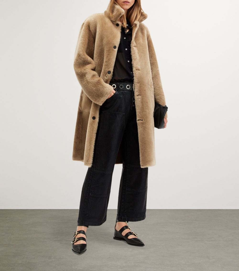 Allsaints Allsaints Shearling Serra Coat