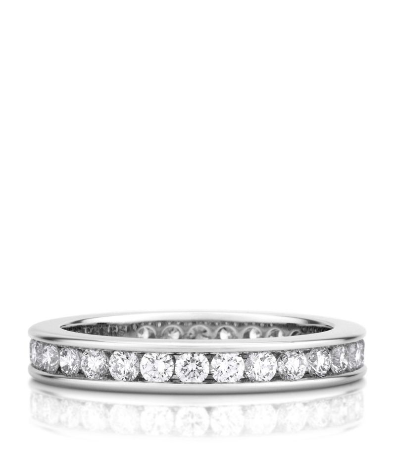 De Beers Jewellers De Beers Jewellers Platinum And Diamond Eternity Band (3Mm)