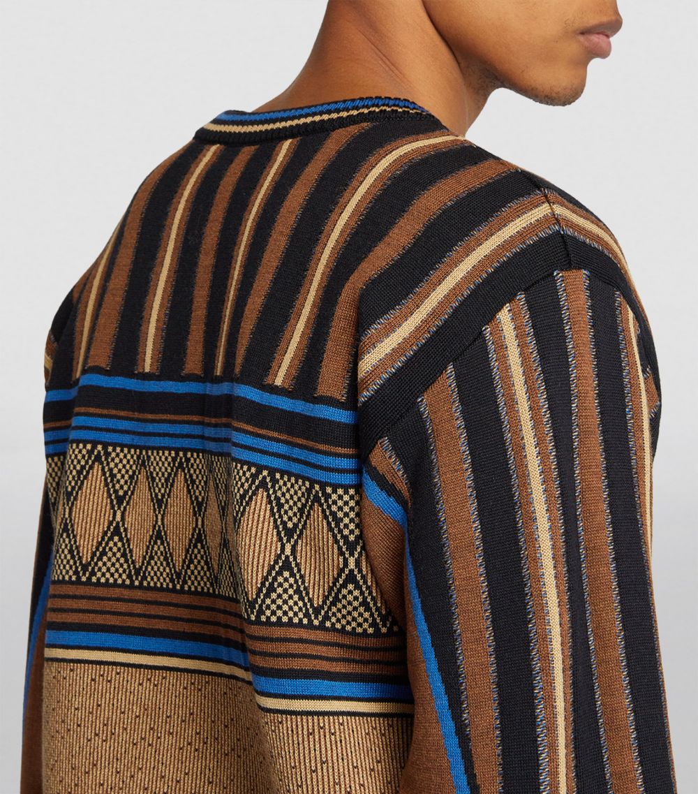 Ahluwalia Ahluwalia Wool Patterned Sweater