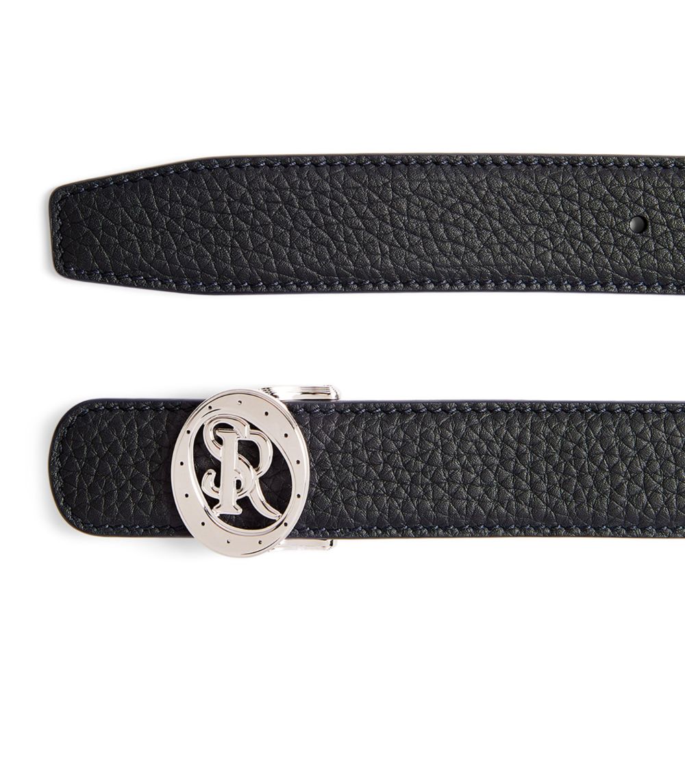 Stefano Ricci Stefano Ricci Kids Leather Logo Buckle Belt