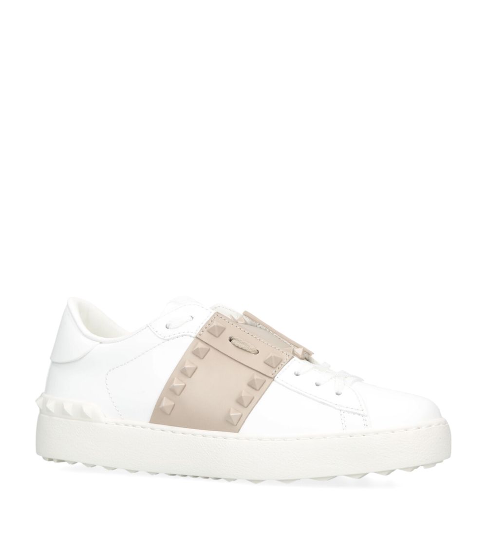 VALENTINO GARAVANI Valentino Garavani Leather Rockstud Untitled Sneakers