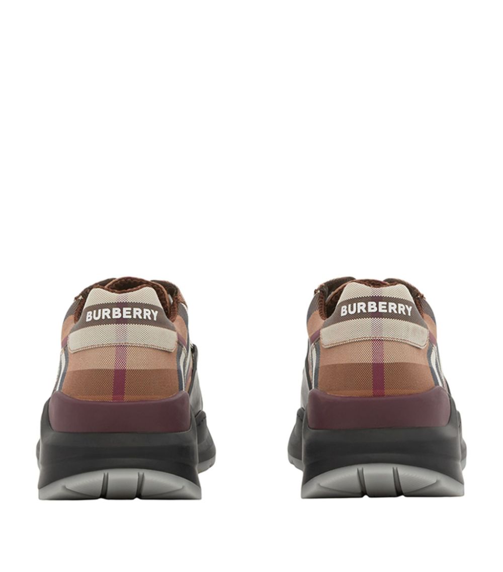 Burberry Burberry Cotton Check Sneakers