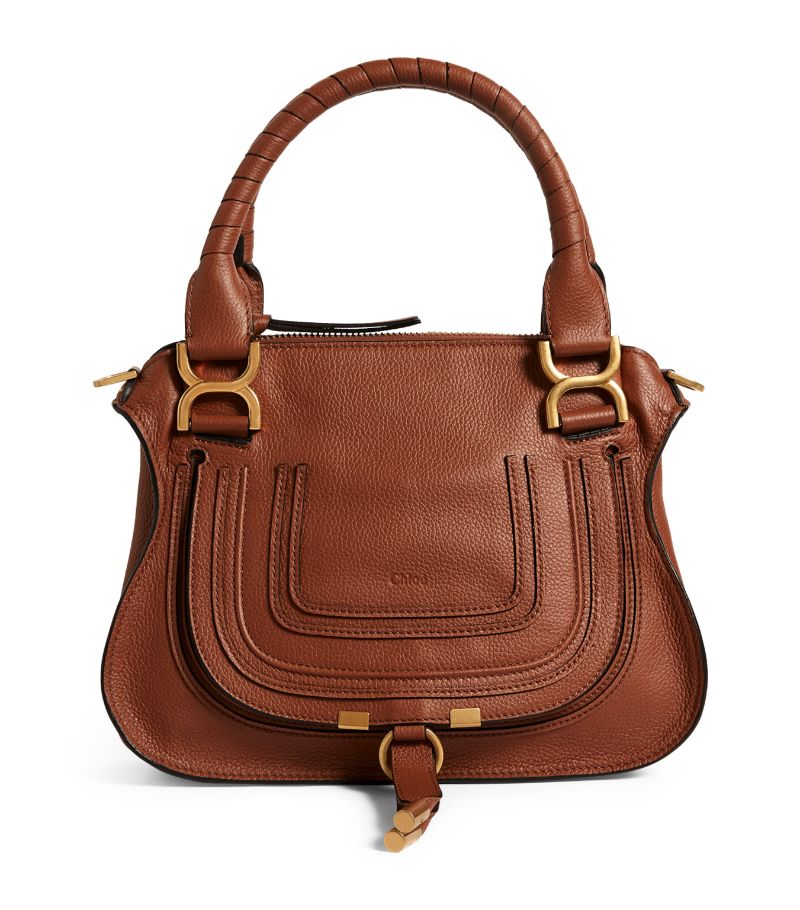 Chloé Chloé Small Leather Marcie Top-Handle Bag