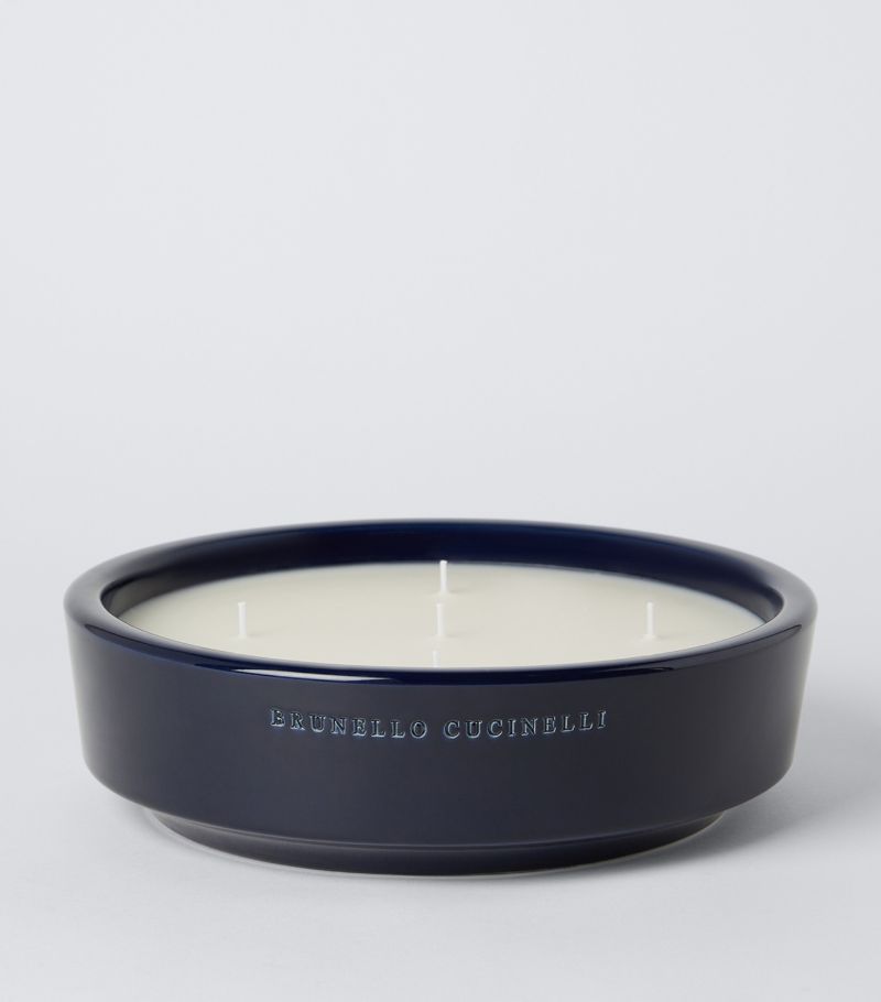 Brunello Cucinelli Brunello Cucinelli Extra Large Ebony and Teak Candle