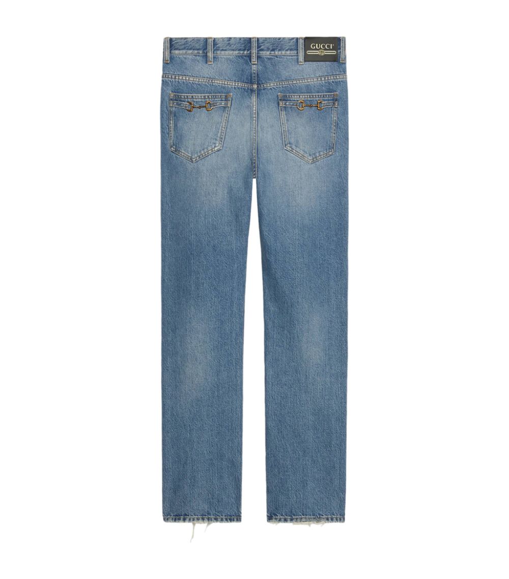 Gucci Gucci Horsebit Straight Jeans