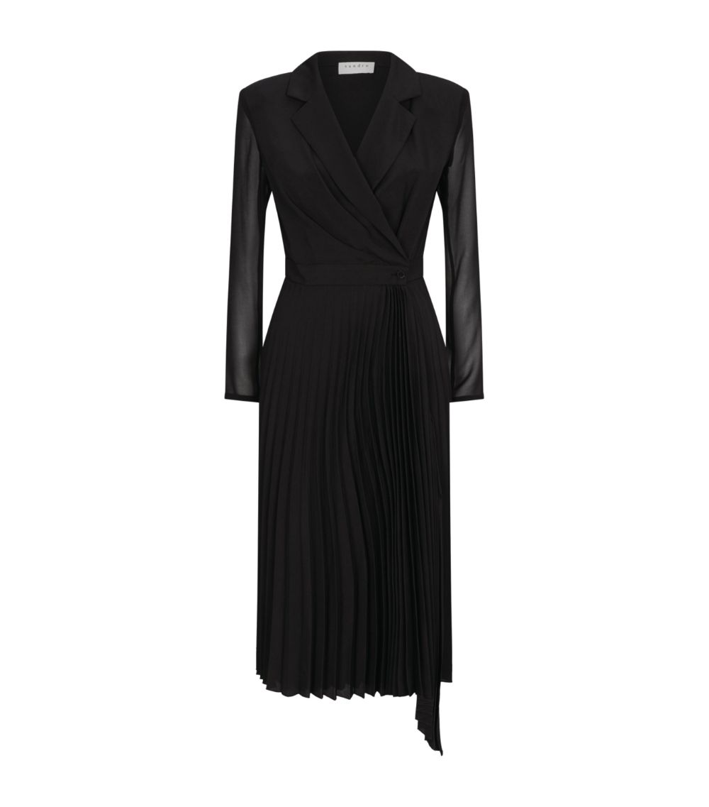  Sandro Pleated Dress