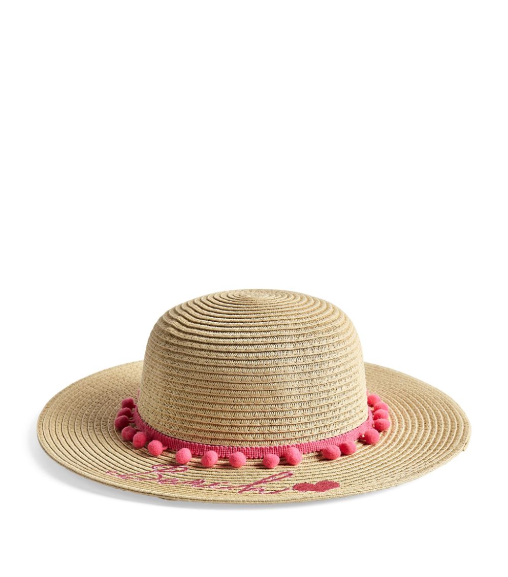 Bonita Bonita Embroidered Beach Floppy Hat