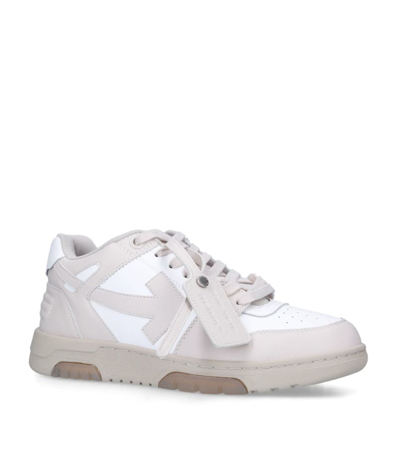 OFF-WHITE Off-White Leather Out of Office Sneakers