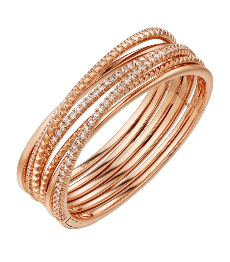 Cartier Cartier Rose Gold And Diamond Étincelle De Cartier Bangle