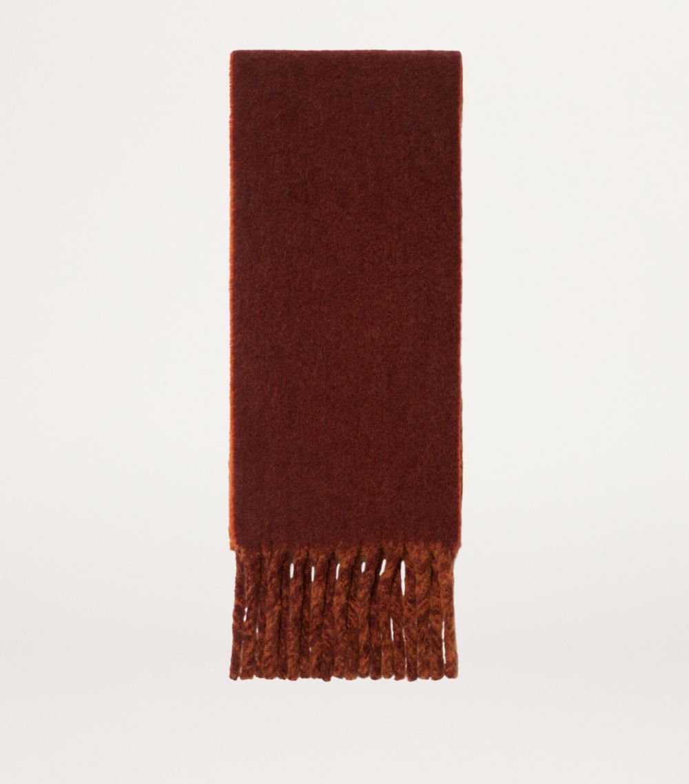 Burberry Burberry Alpaca-Blend Jacquard Logo Scarf