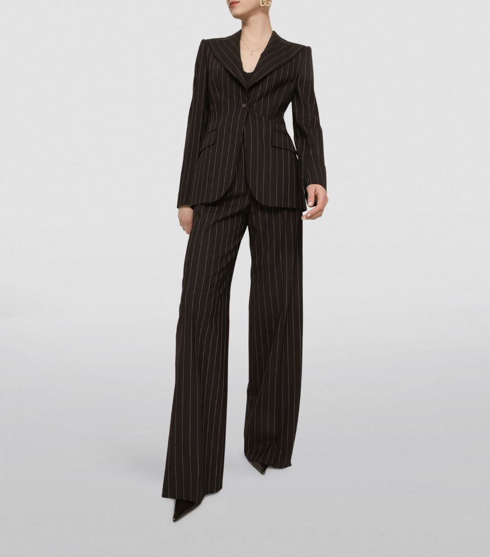 Dolce & Gabbana Dolce & Gabbana Wool Pinstripe Blazer