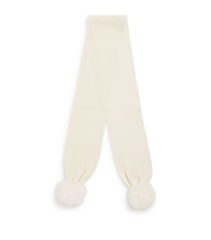 Yves Salomon Enfant Yves Salomon Enfant Cashmere Pom-Pom Scarf