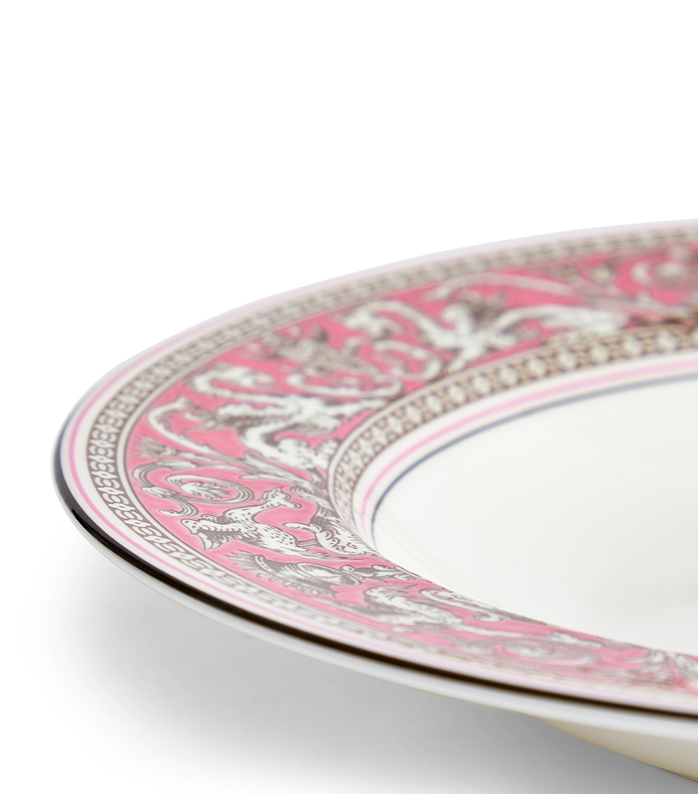 Wedgwood Wedgwood Florentine Fuchsia Rimmed Soup Bowl