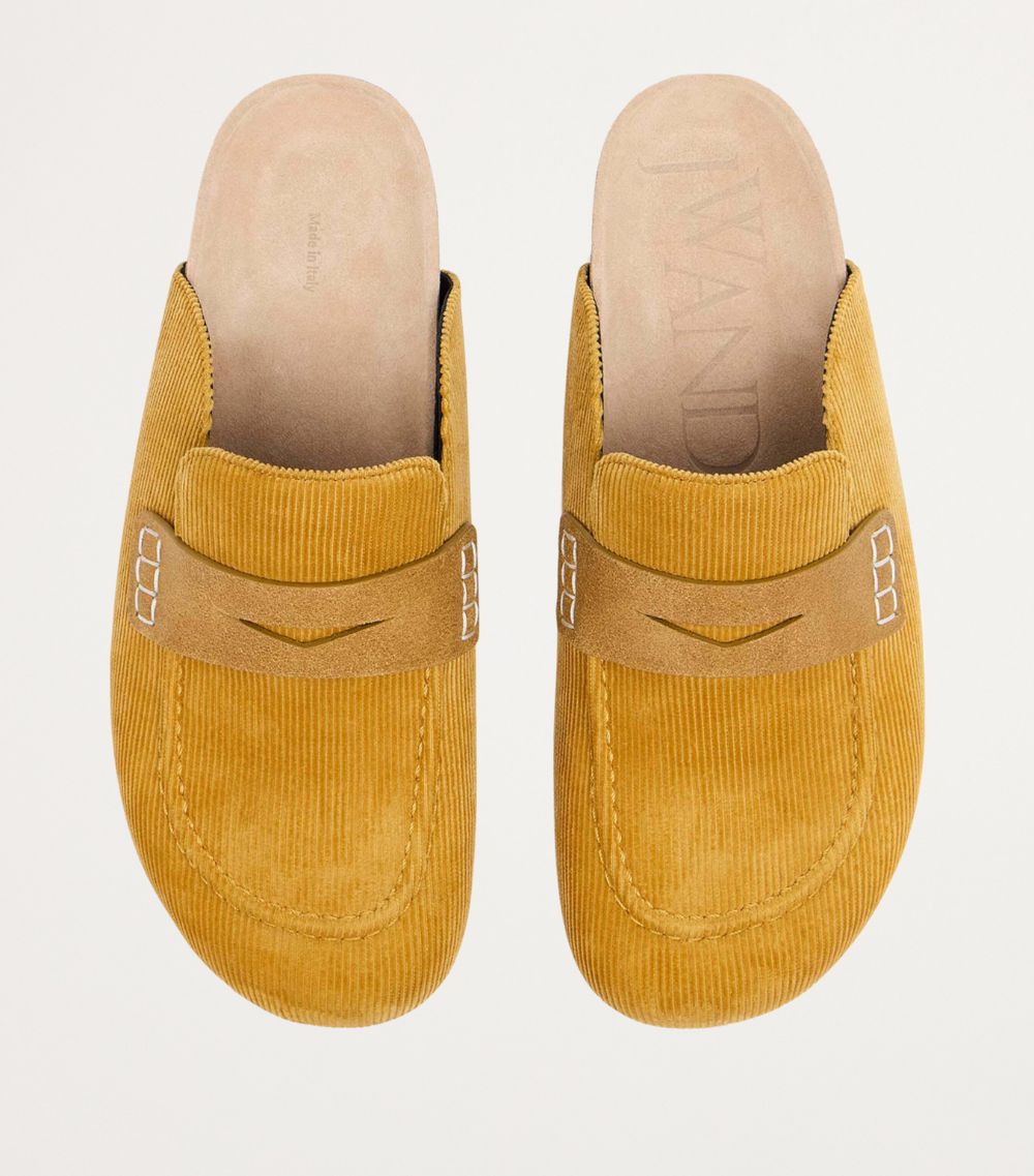 Jw Anderson Jw Anderson Corduroy Loafer Mules