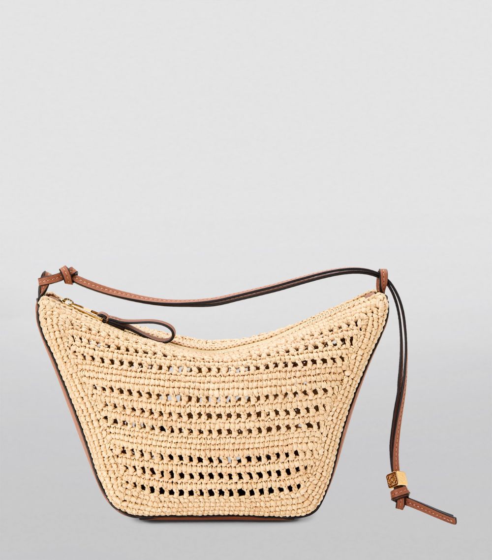 Loewe Loewe X Paula'S Ibiza Mini Raffia Hammock Shoulder Bag