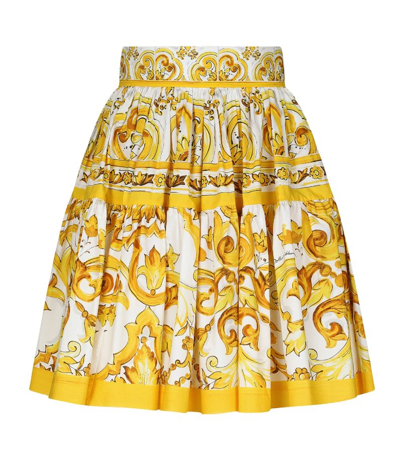 Dolce & Gabbana Dolce & Gabbana Cotton Printed Mini Skirt