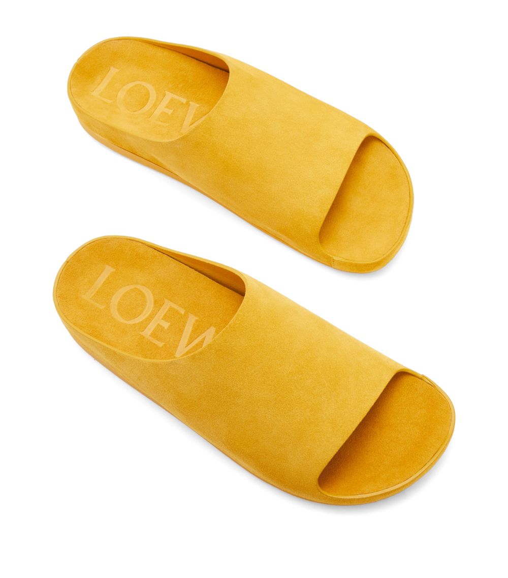 Loewe Loewe Leather Lago Slides