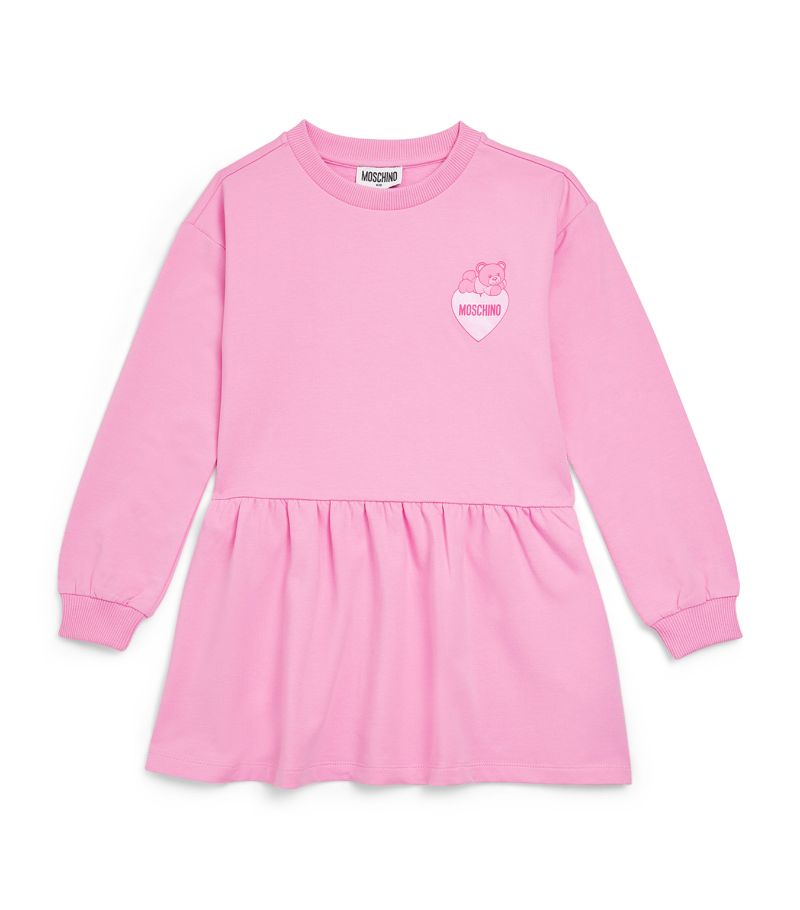 Moschino Moschino Kids Teddy Logo Sweatshirt Dress (4-14 Years)