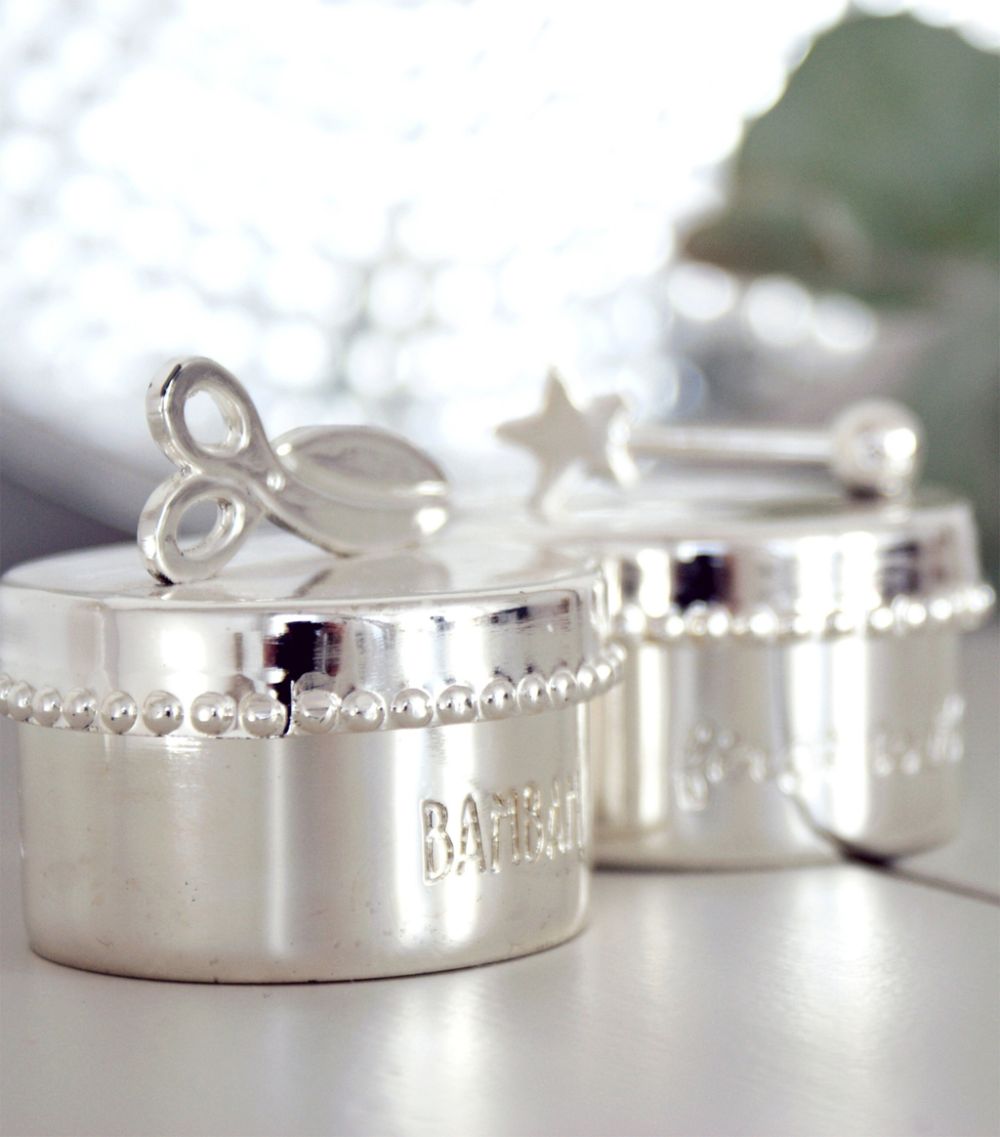 Bam Bam Bam Bam Silver-Plated Hair Keepsake Box