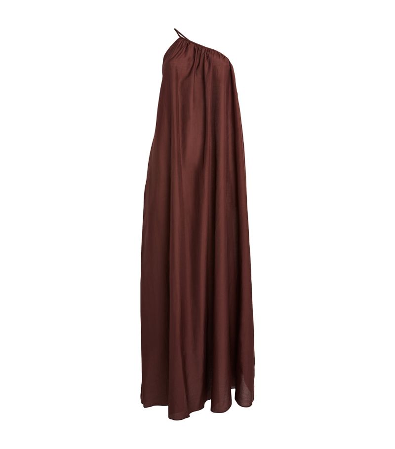 Matteau Matteau Cotton-Silk One-Shoulder Maxi Dress