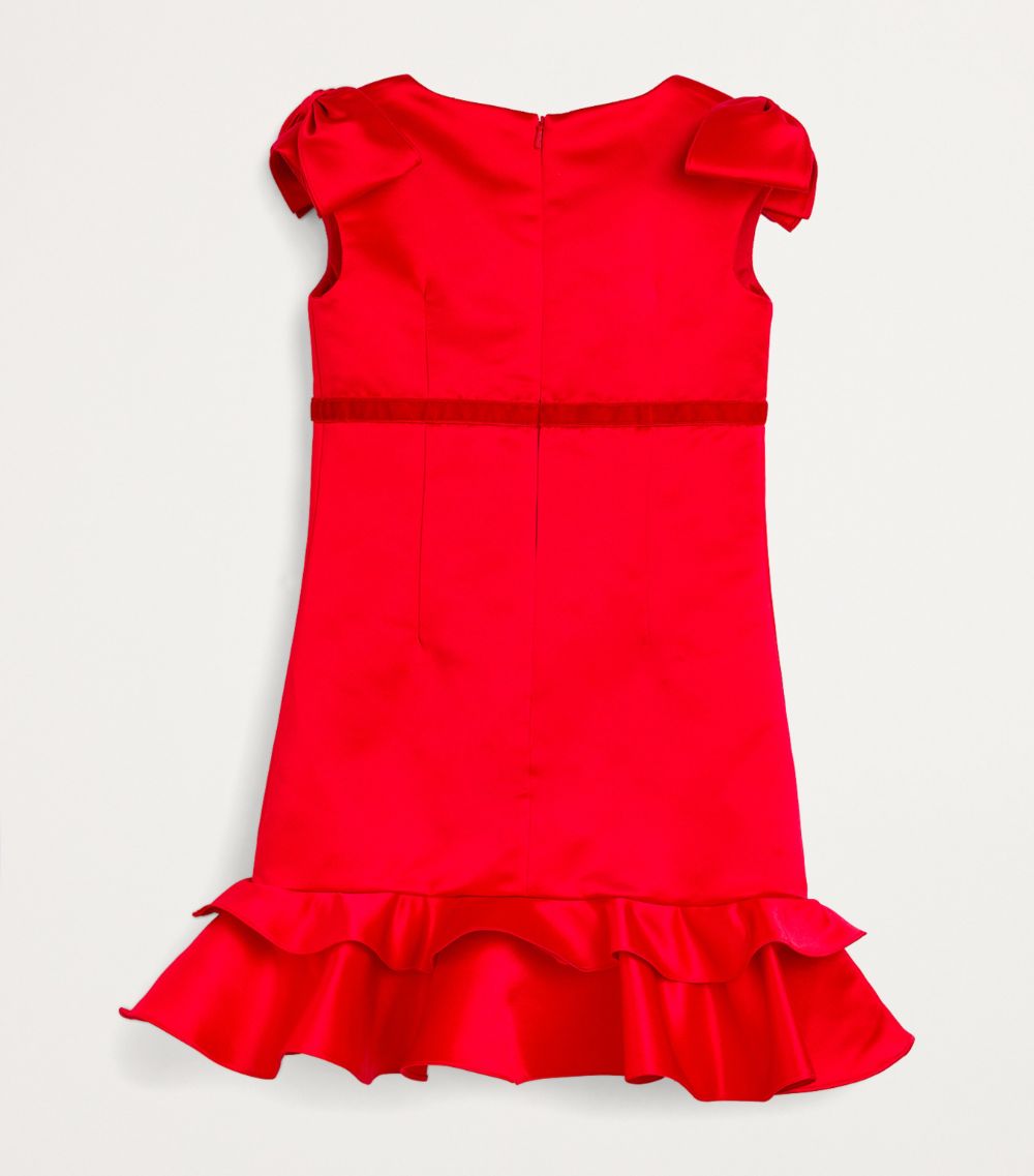 David Charles David Charles Satin Brooch-Embellished Dress (8-16 Years)