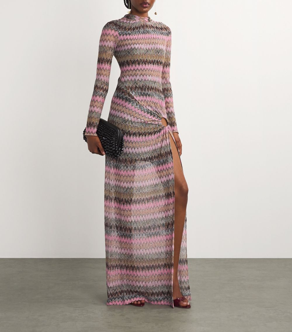 Missoni Missoni Metallic Cut-Out Maxi Dress