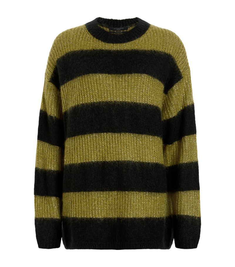 Allsaints Allsaints Striped Onyx Sweater