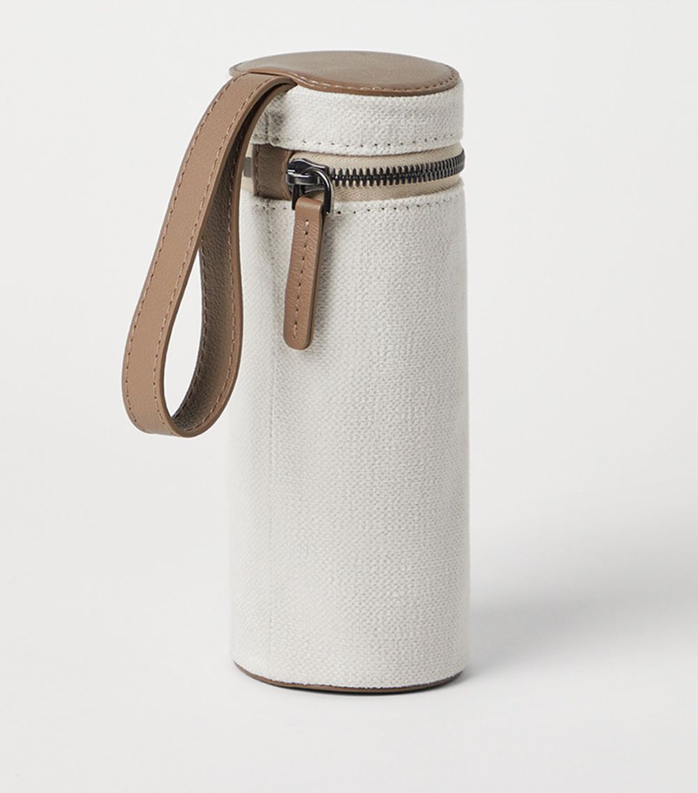 Brunello Cucinelli Brunello Cucinelli Canvas-Leather Tennis Ball Holder