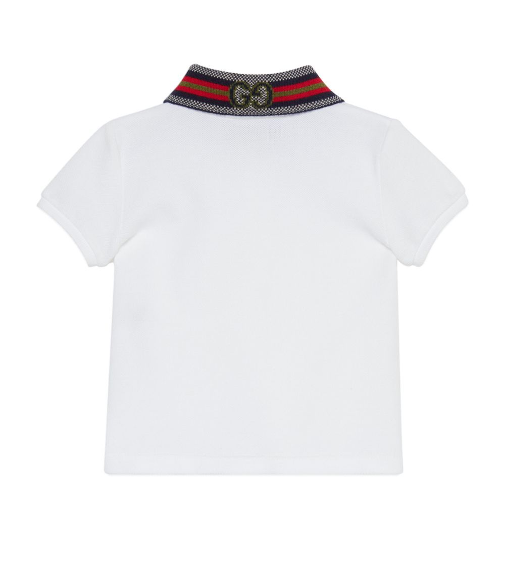 Gucci Gucci Kids Web Stripe Polo Shirt (0-36 Months)