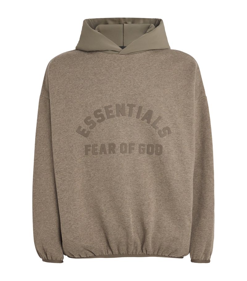 Fear Of God Essentials Fear Of God Essentials Cotton-Blend Logo Hoodie