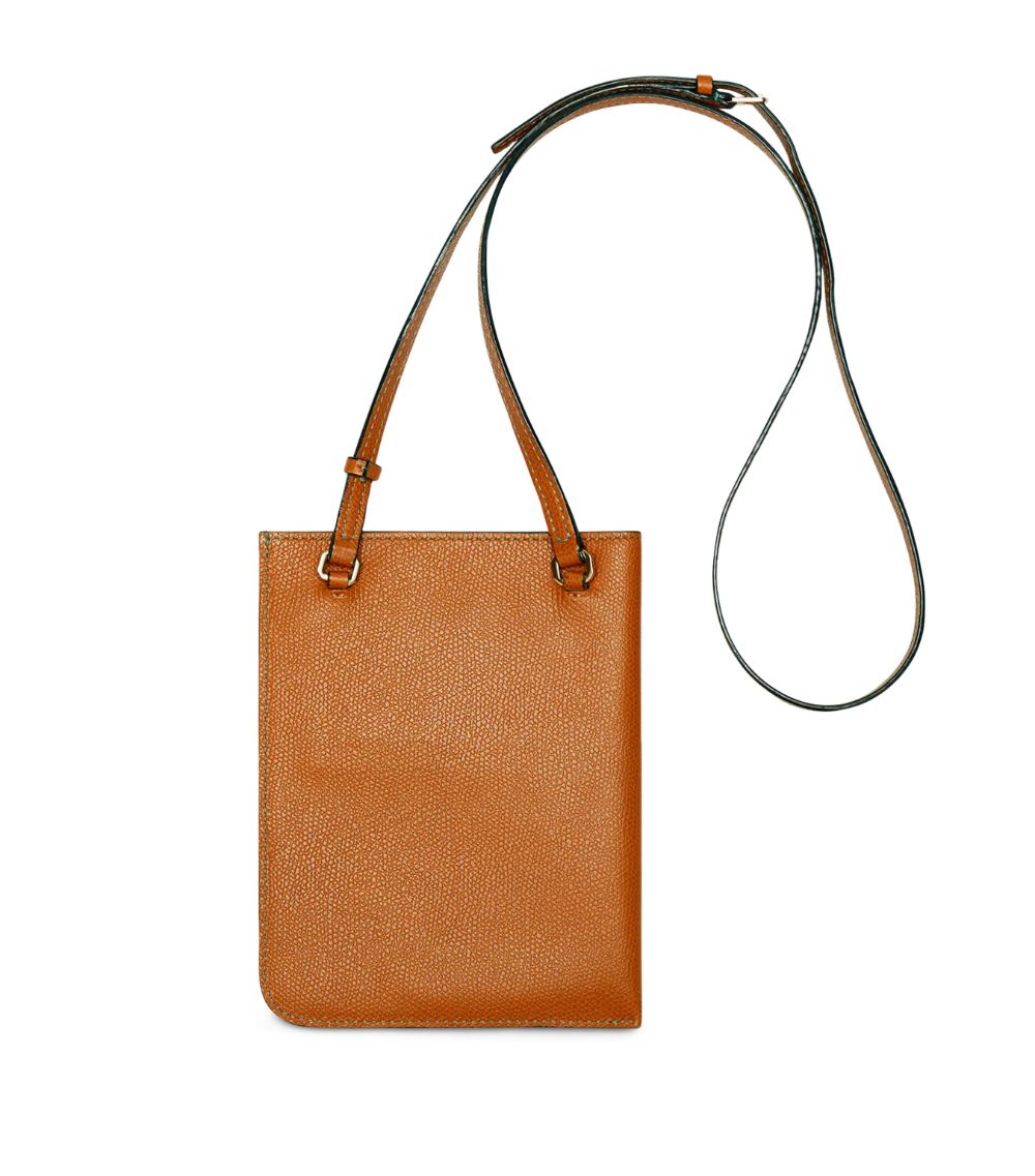 Valextra Valextra Leather Soft Cross-Body Bag