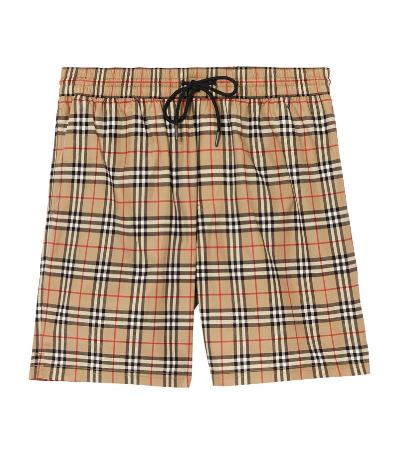 Burberry Burberry Small Scale Check Drawcord Swim Shorts