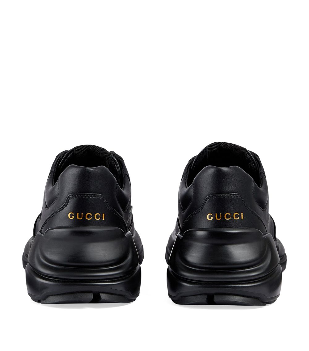 Gucci Gucci Leather Rhyton Sneakers