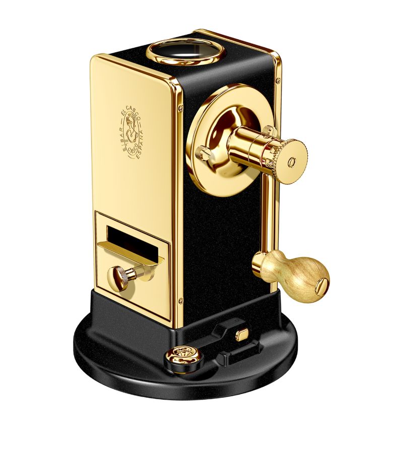 El Casco El Casco Lacquer And Gold-Plated Desk Pencil Sharpener