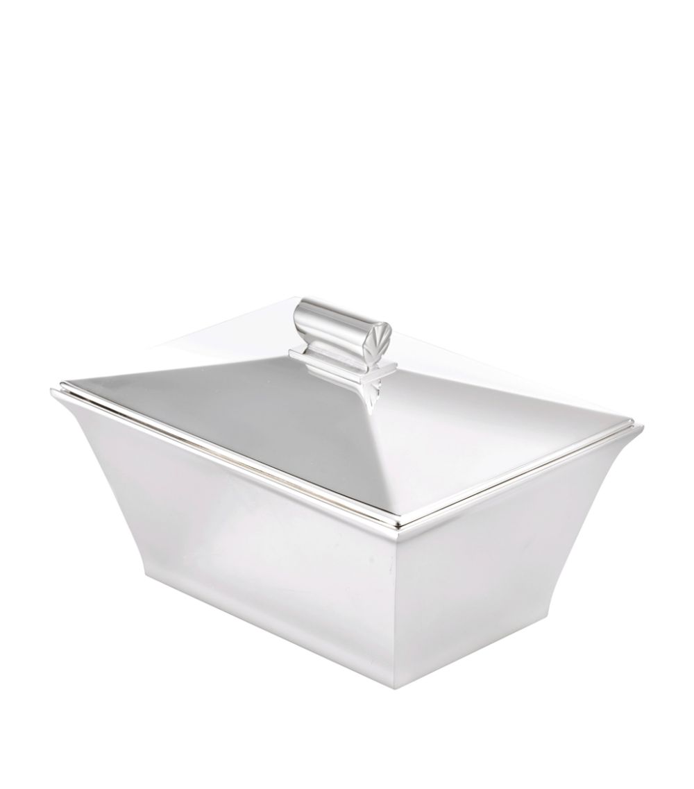 Christofle Christofle Silver-Plated Fjerdingstad Biscuit Box