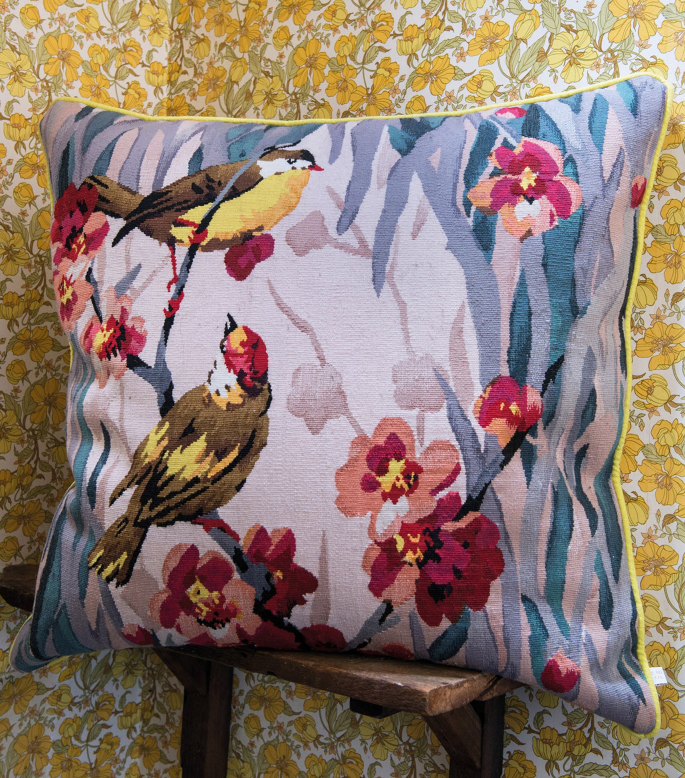  The Rug Company x Paul Smith Birdie Blossom Cushion