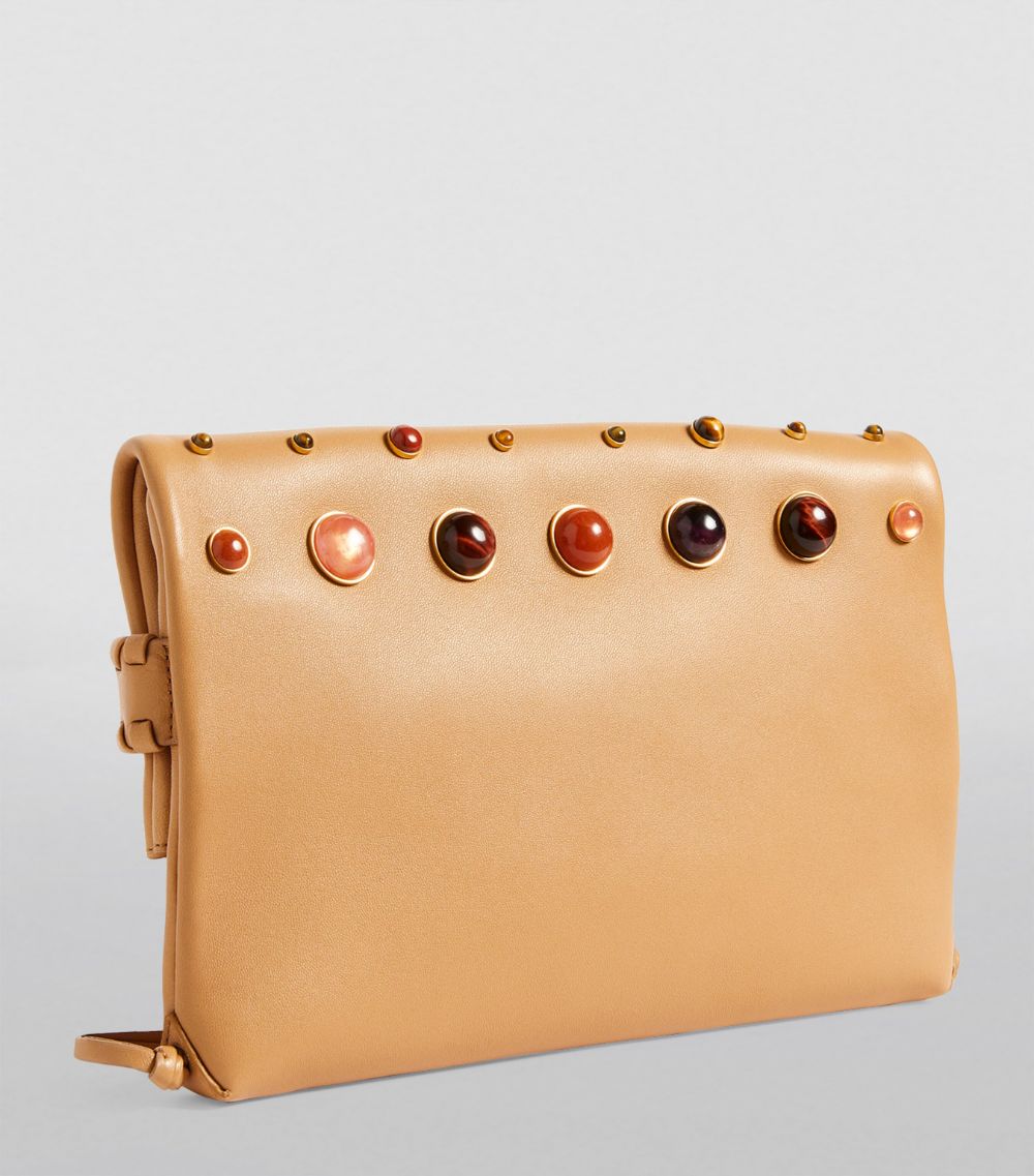 Chloé Chloé Leather Mony Clutch Bag