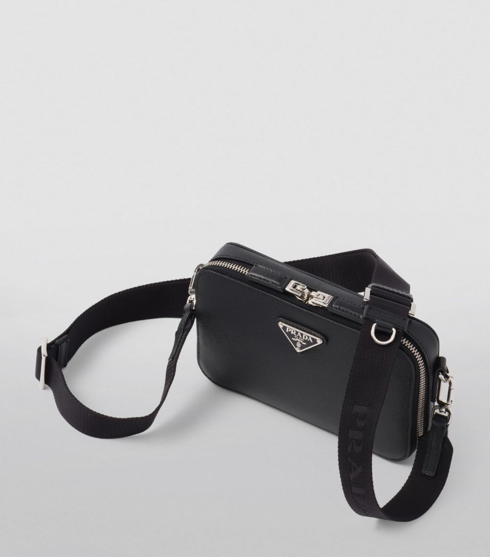 Prada Prada Small Saffiano Leather Brique Top-Handle Bag