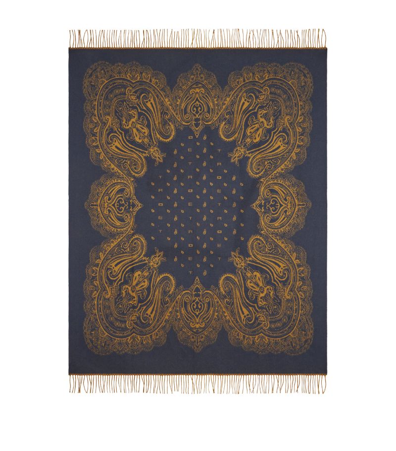 Etro Etro Wool Yotei Throw (140Cm X 180Cm)