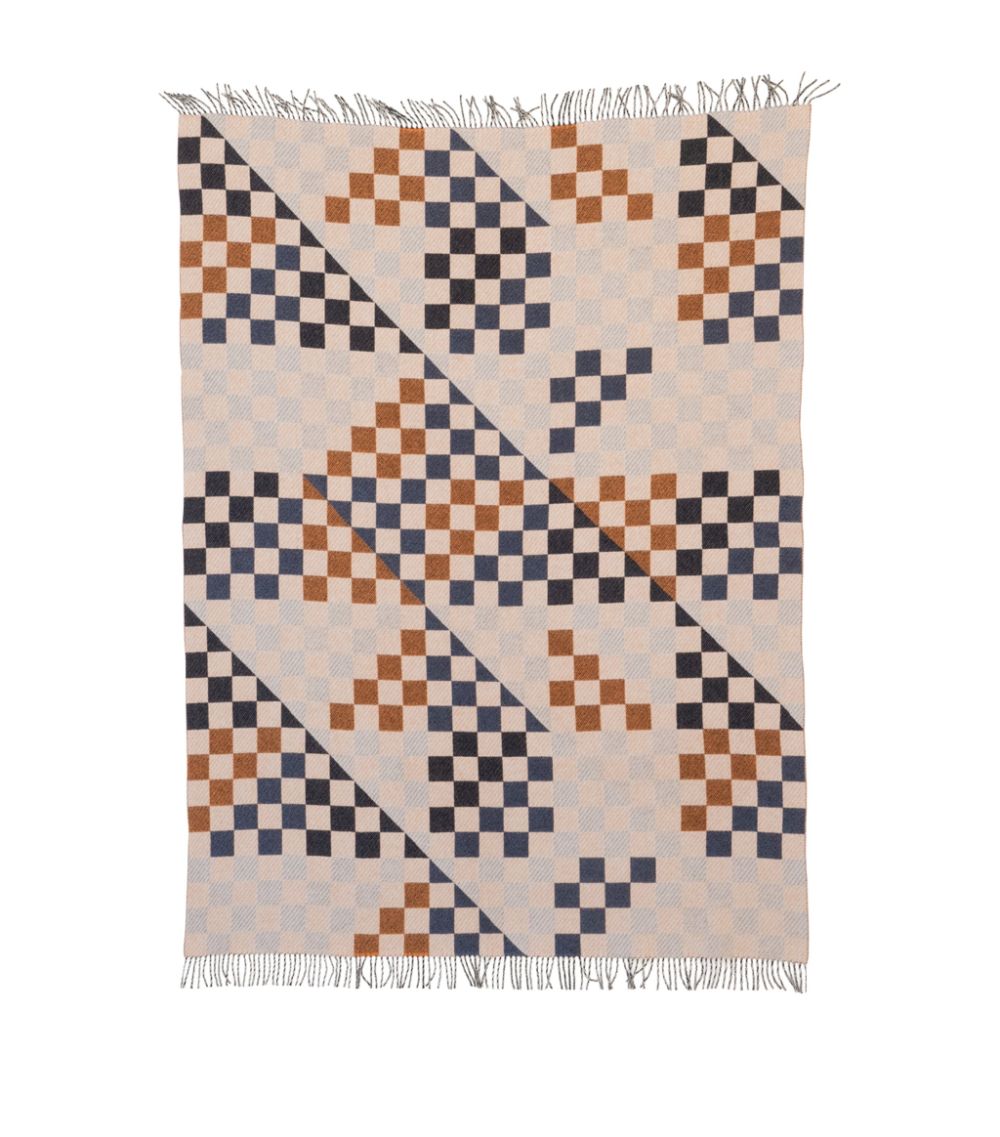 Raawii Raawii Wool-Cashmere Check Throw (150Cm X 200Cm)