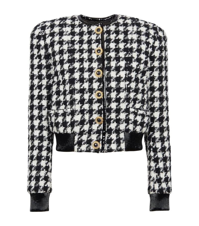 Balmain Balmain Tweed Houndstooth Jacket