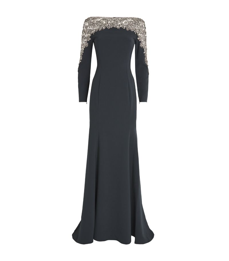 Jenny Packham Jenny Packham Crystal-Embellished Solstice Gown