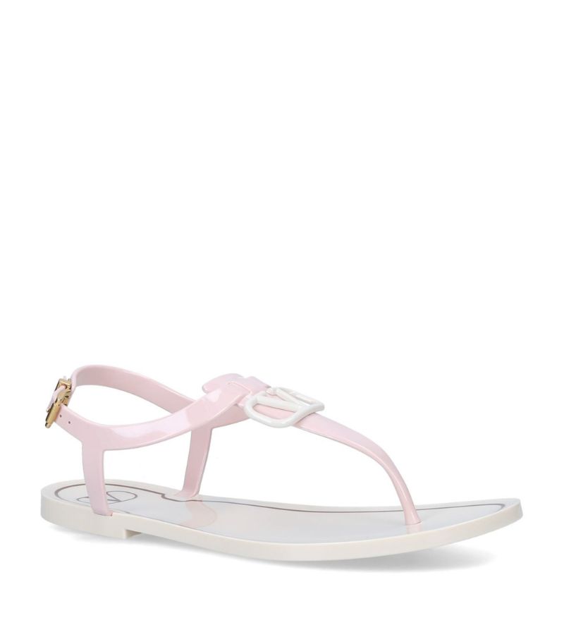 VALENTINO GARAVANI Valentino Garavani Vlogo Signature Flat Sandals