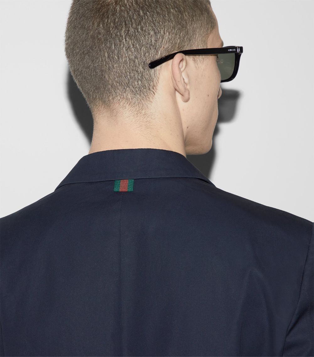 Gucci Gucci Cotton Poplin Web-Detail Suit
