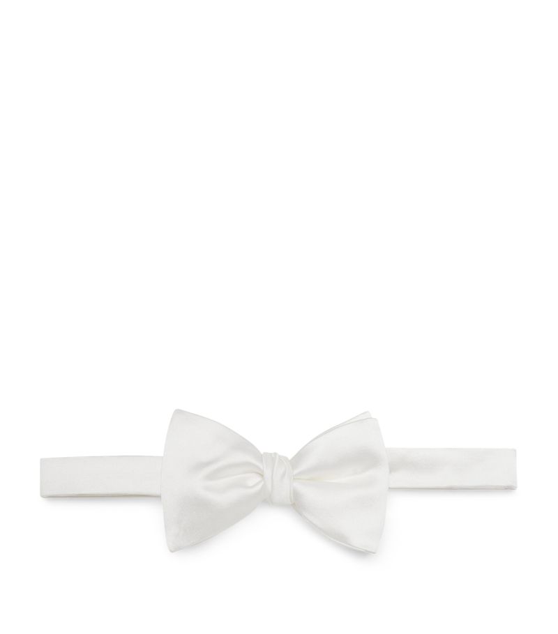 Brunello Cucinelli Brunello Cucinelli Silk-Cotton Satin Bow Tie